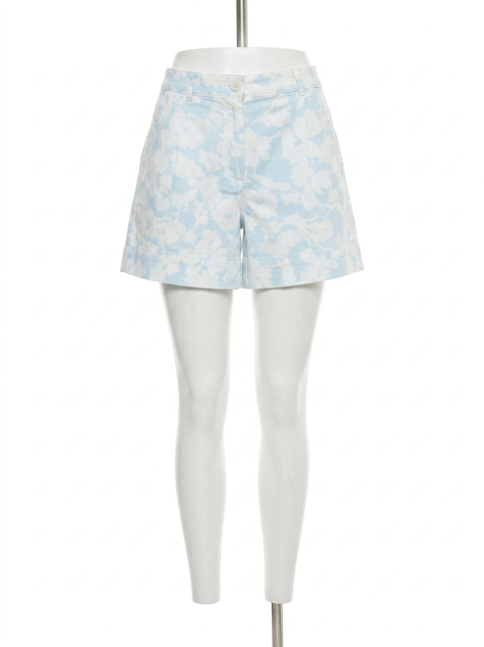 NEW DEREK LAM 10 CROSBY anora shorts in blue multi